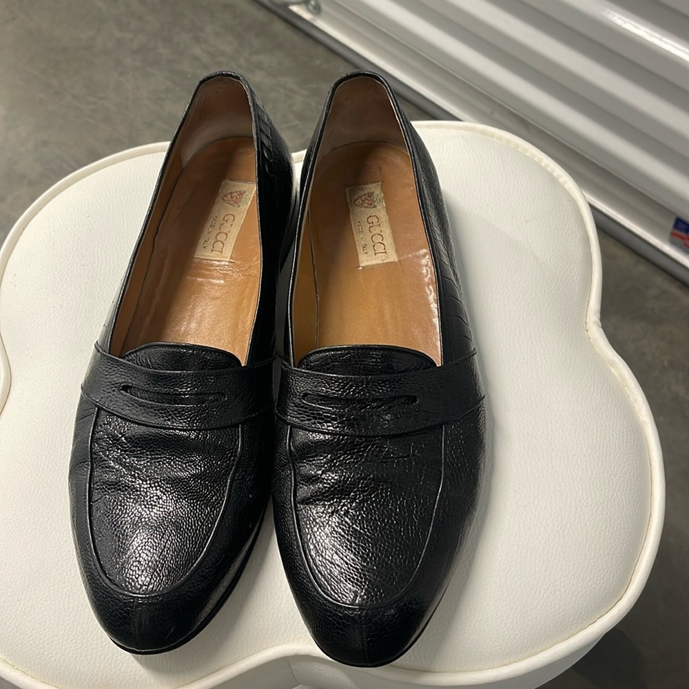 Mens python gucci loafers